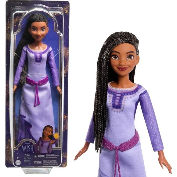 Disney Princess Wish ASHA OF ROSAS 12" Posable Doll With Accessories New - Picture 1 of 12